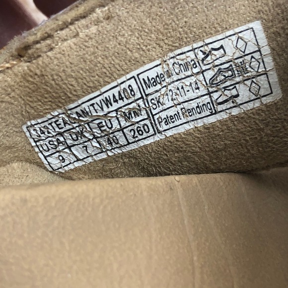 Vionic Amber Tan Brown Gold Slide On Sandals Women's 9 - Picture 7 of 7